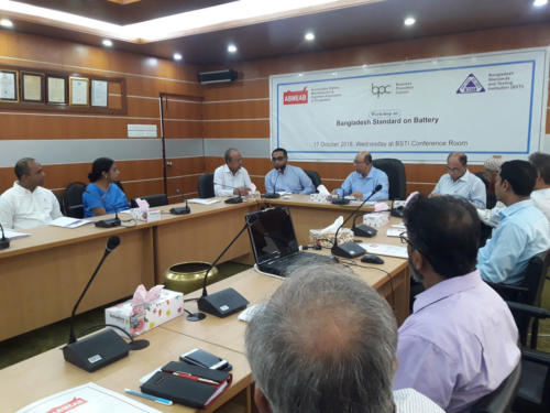 Workshop on Bangladesh Standard of Battery
